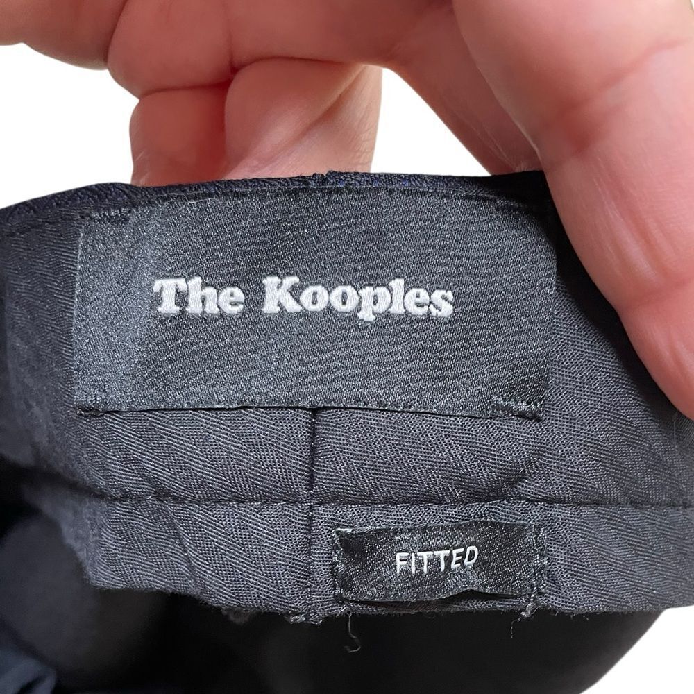 The Kooples Black/blue Wool Trousers 38” waist - Picture 6 of 8